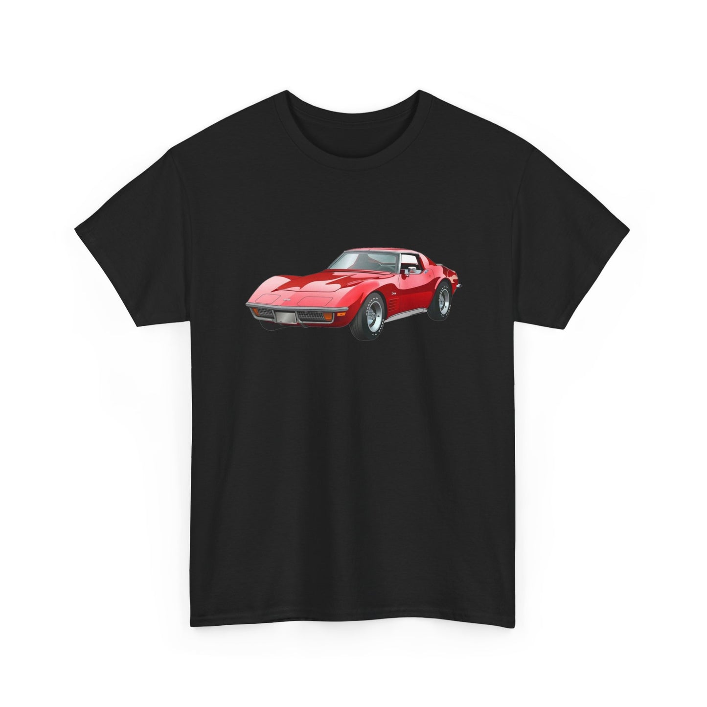 Retro C3 Corvette Muscle Car Graphic T Shirt NEW Unisex Heavy Cotton Tee