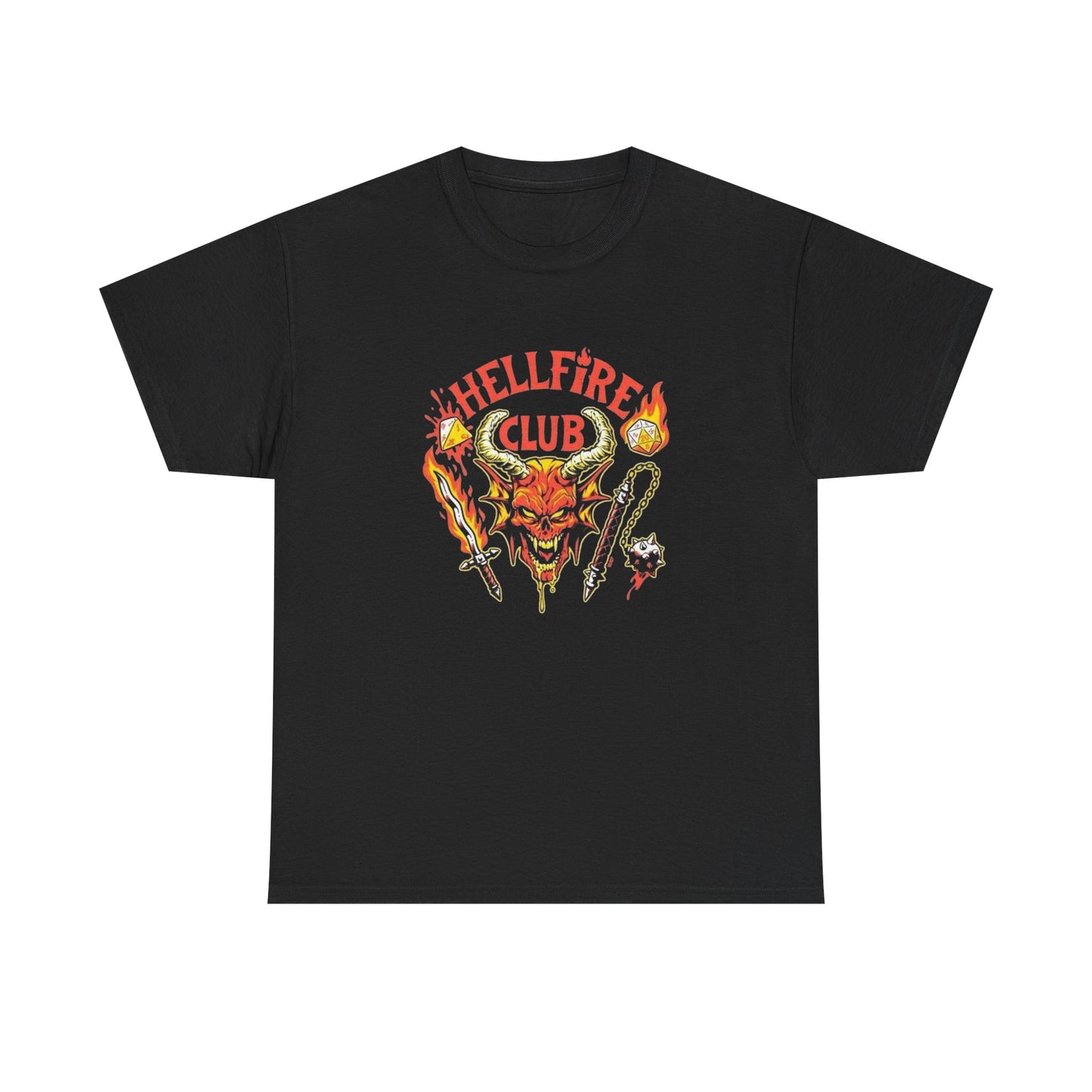 Hellfire Club Graphic T Shirt Unisex Heavy Cotton Tee
