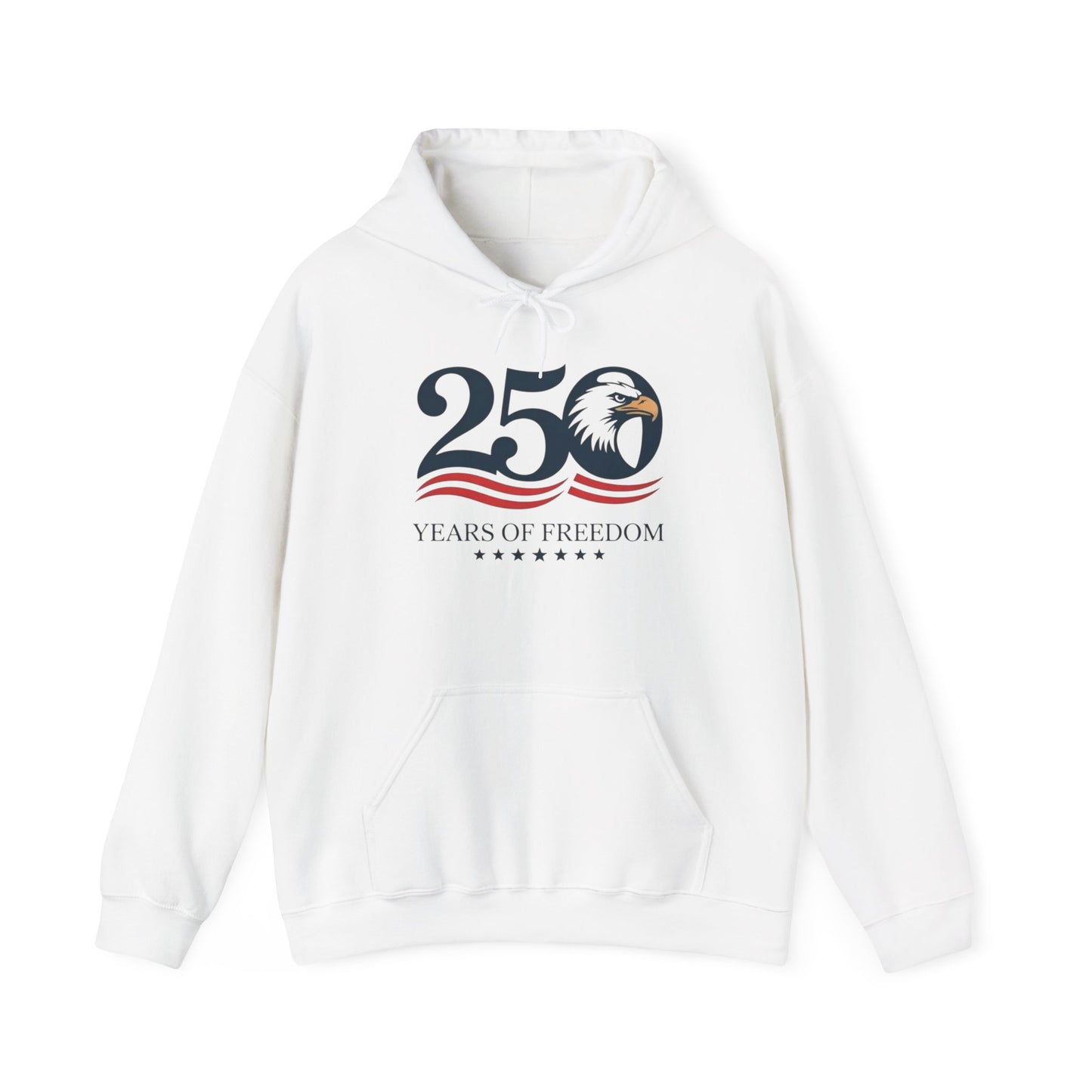 America 250 Years Of Freedom Graphic Hoodie Heavy Blend™ NEW Sweatshirt