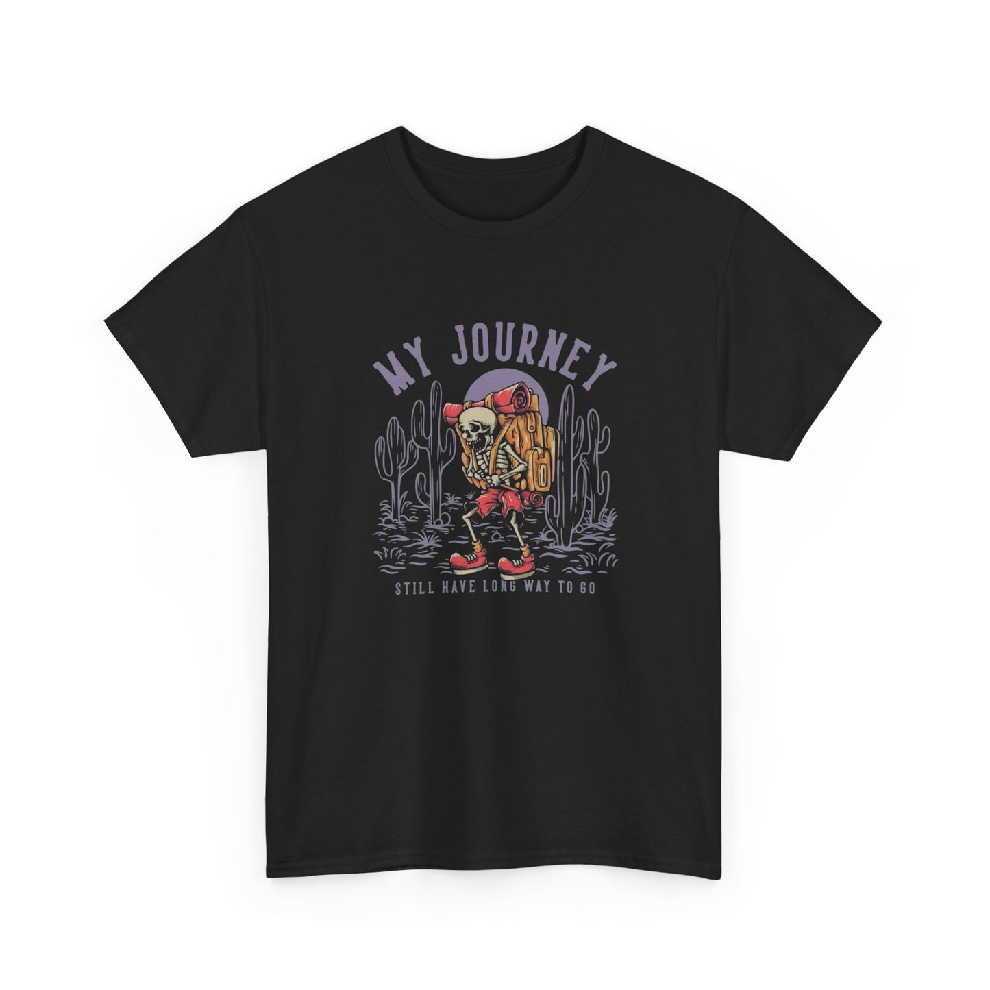 My Journey A Along Way To Go Graphic T Shirt Unisex Heavy Cotton Tee New Gift