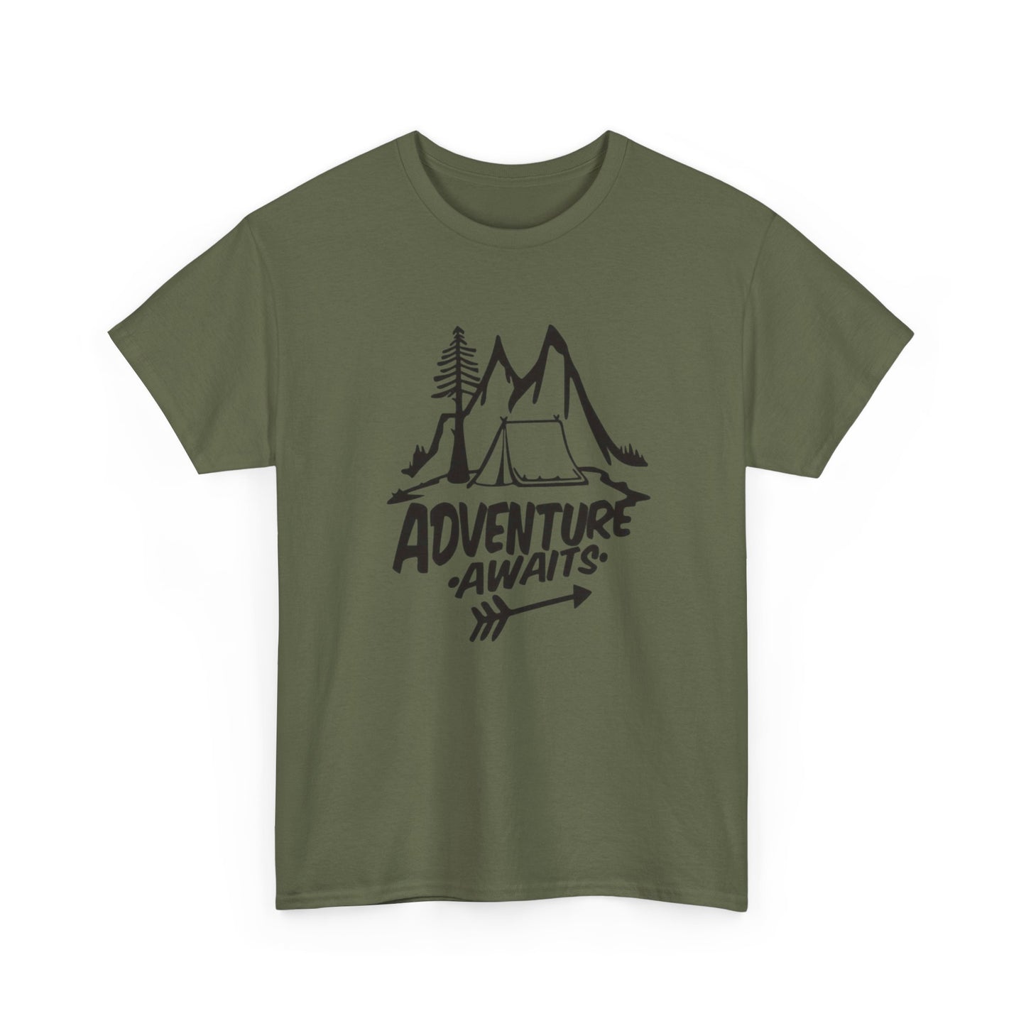 Adventure Awaits Outdoors Graphic T Shirt NEW ADULT