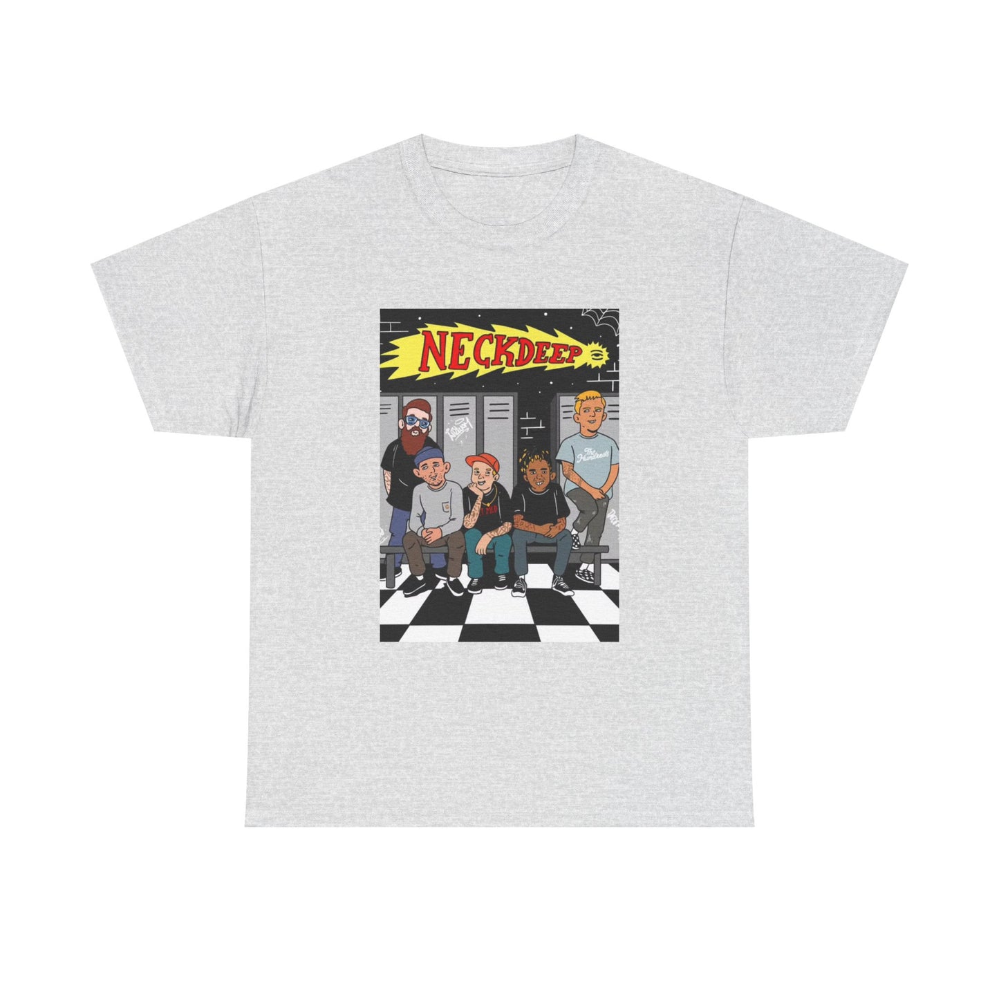 Neck Deep Tshirt Punk Rock UK retro Album art Unisex Heavy Cotton Tee