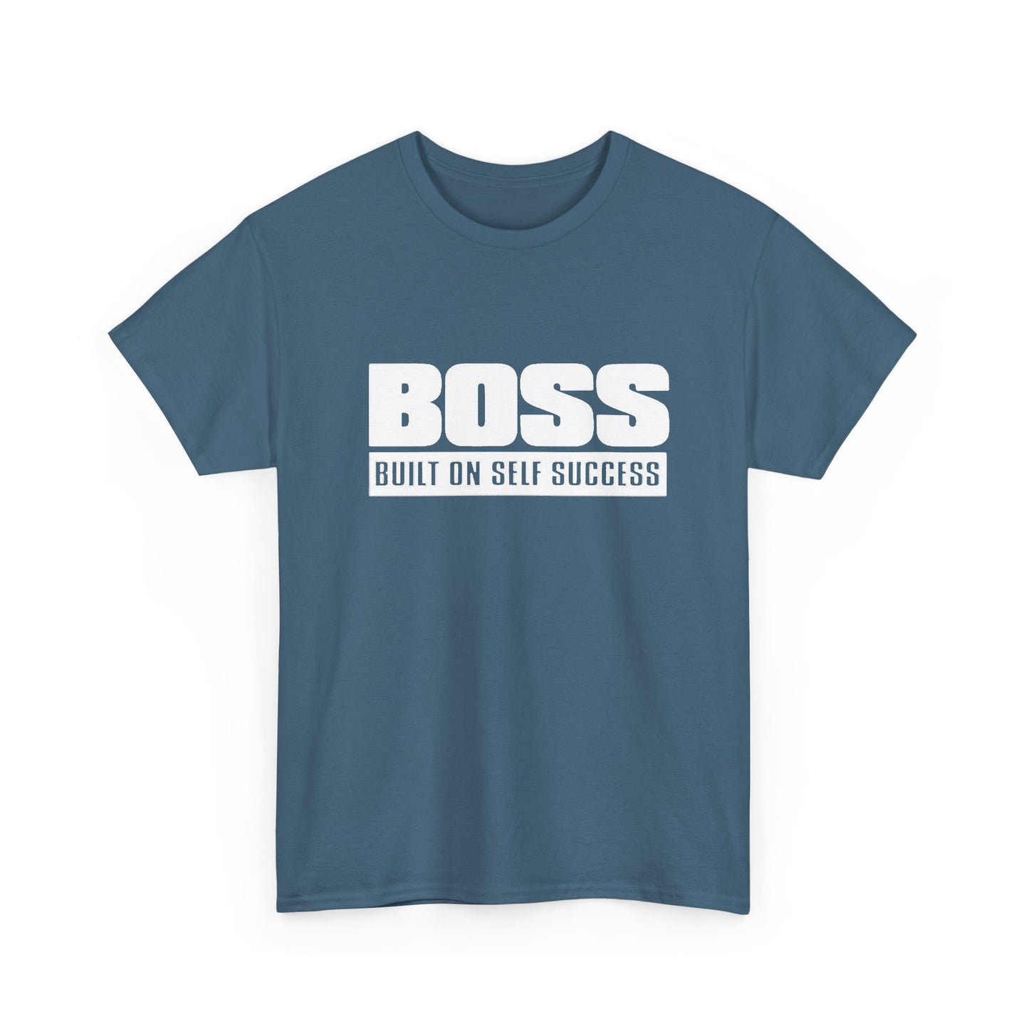 Boss Built On Self Success Graphic T Shirt NEW Adult Regular Sizing Tee