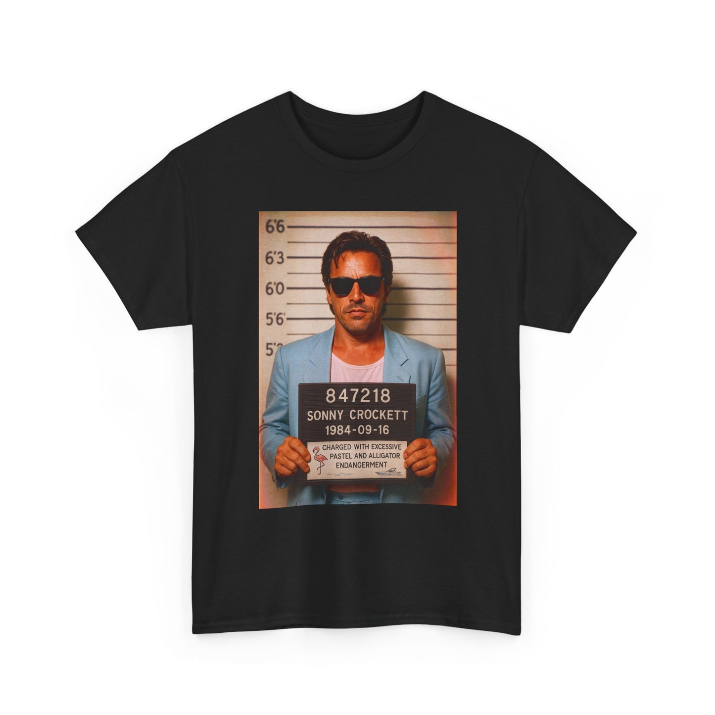 Miami Vice Funny T Shirt Graphic Unisex Heavy Cotton Tee NEW GIFT