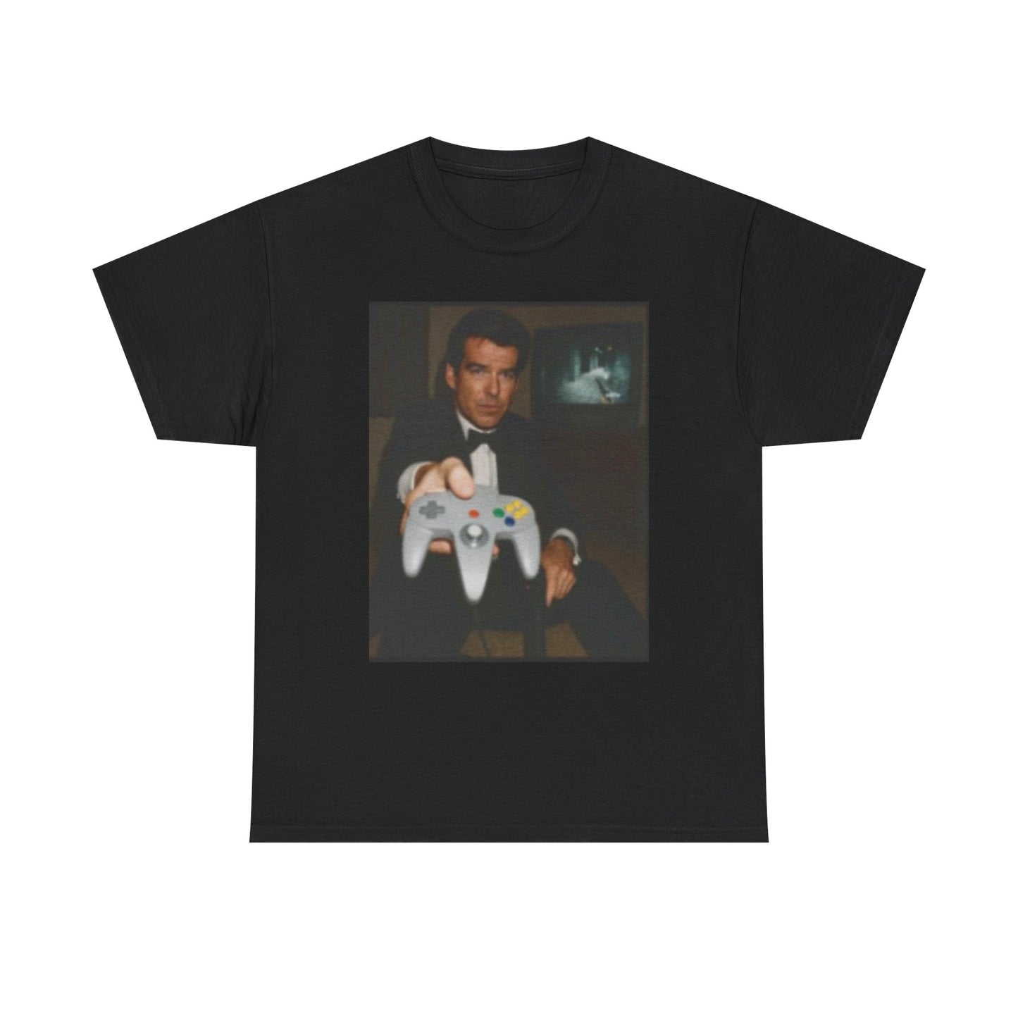 James Bond Golden eye Vintage Graphic T Shirt Unisex Heavy Cotton Tee Gaming 90s