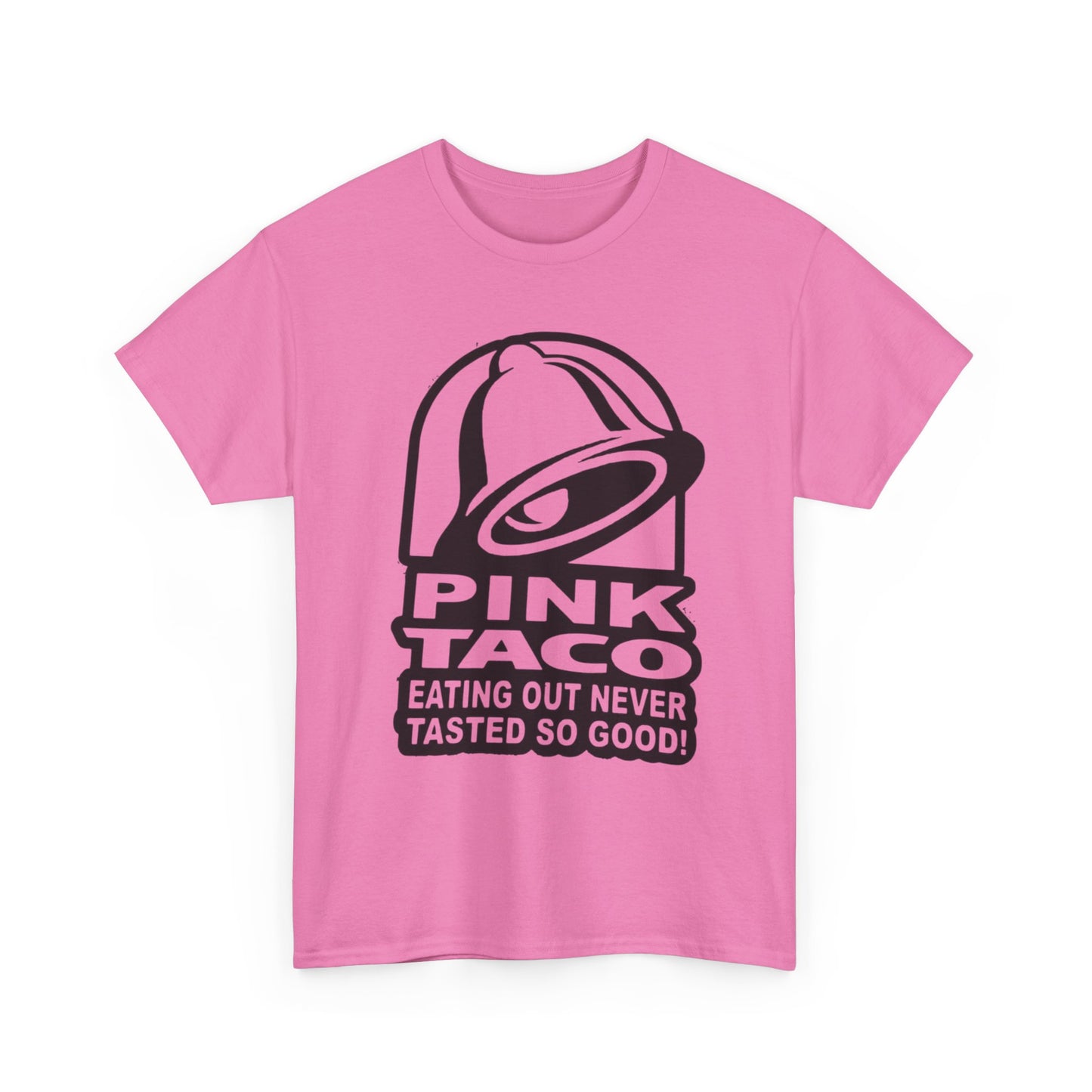 Pink Taco Funny Sex Jokes Graphic T Shirt S-5XL NEW Unisex Heavy Cotton Tee