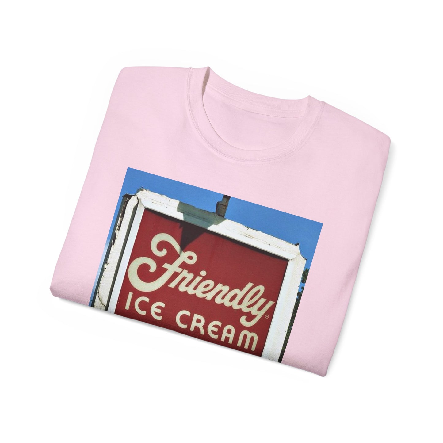 Friendlys ice cream T-shirt vintage New England restaurant chef Ultra Cotton Tee