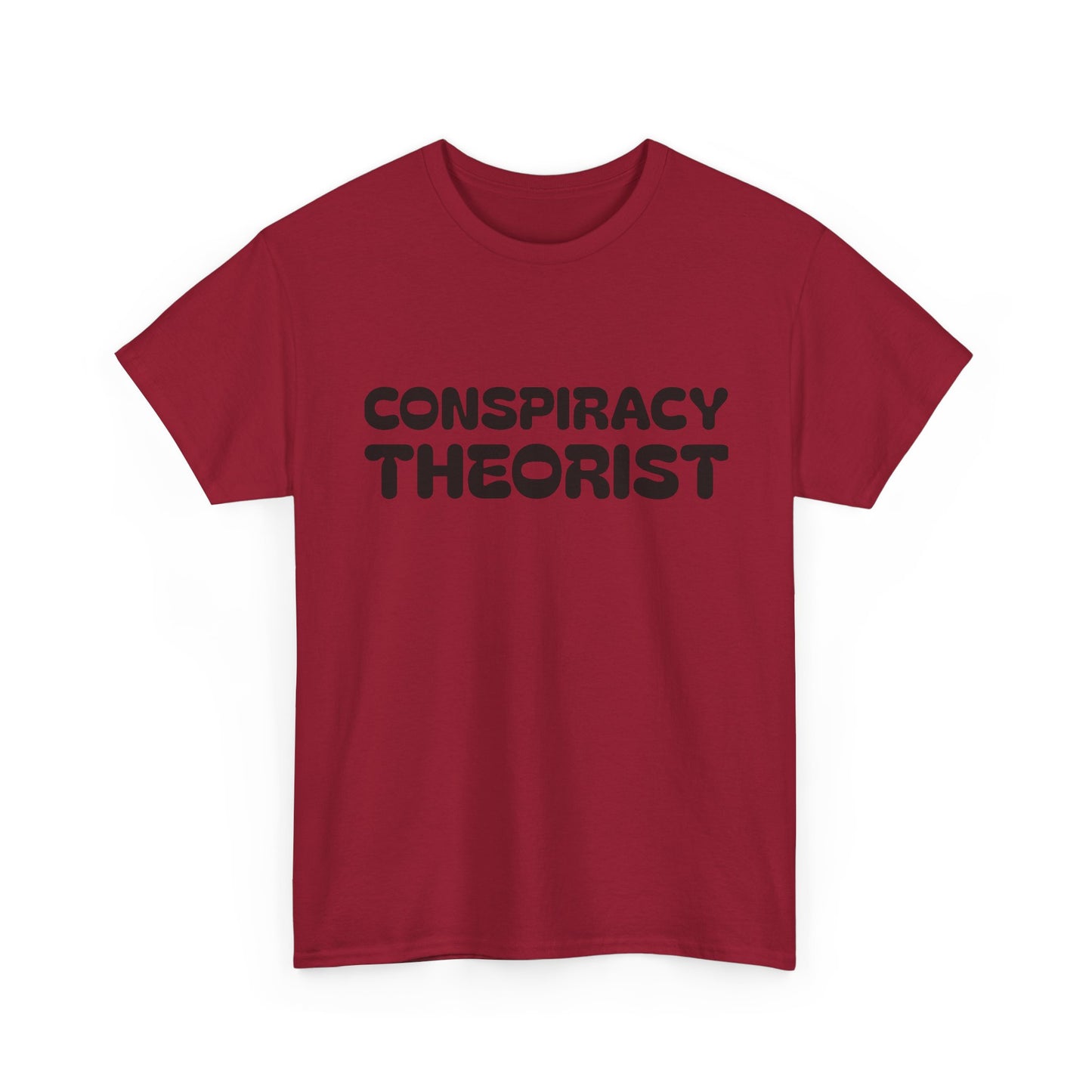 Conspiracy Theorist Funny Aliens UFO Graphic T Shirt Unisex Heavy Cotton Gift
