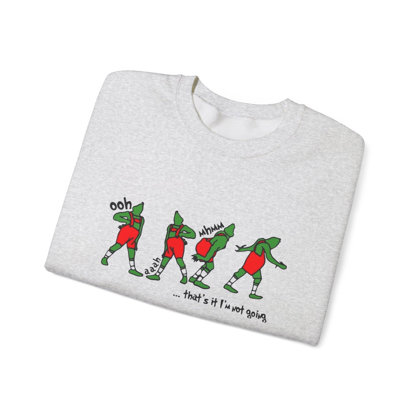 The Grinch Funny Graphic Sweater NEW Unisex Heavy Blend™ Crewneck Sweatshirt