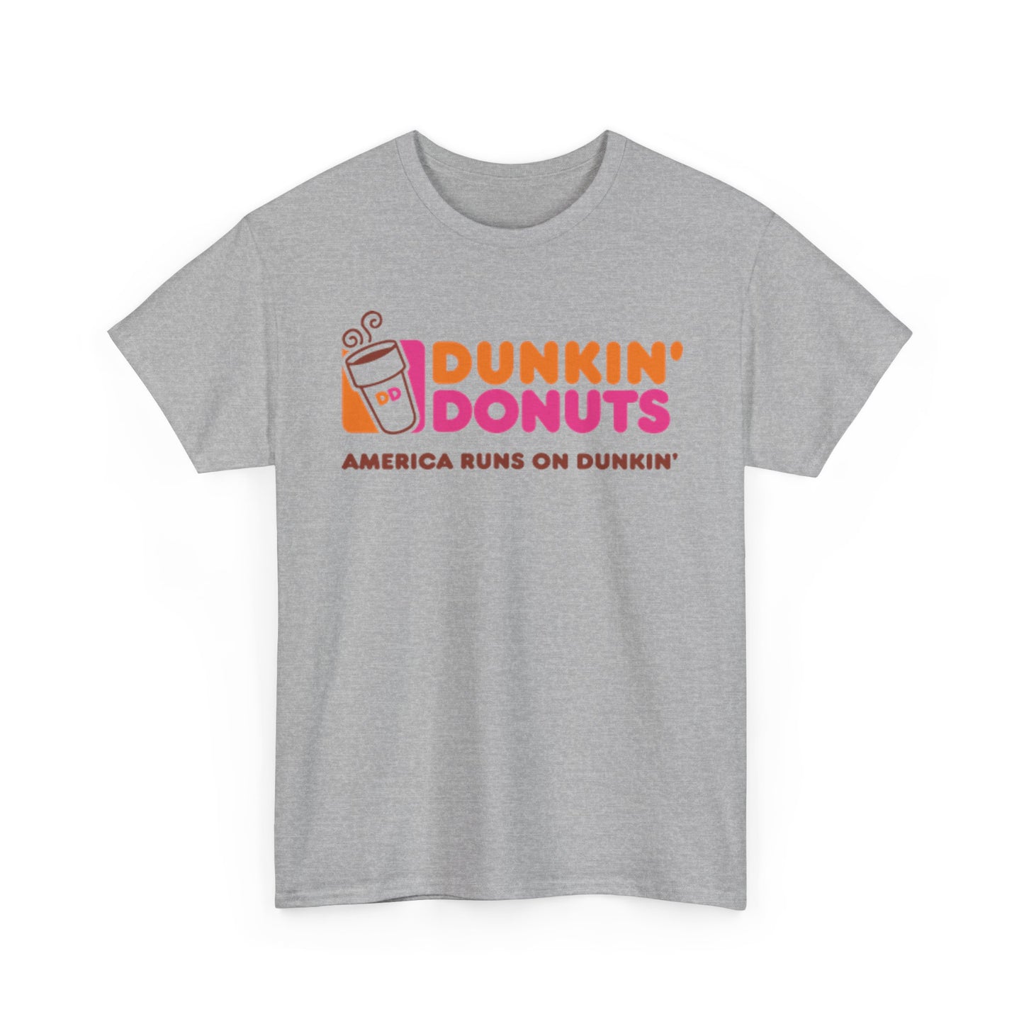 Dunkin’ Donuts T-shirt vintage Boston coffee gift retro Unisex Heavy Cotton Tee