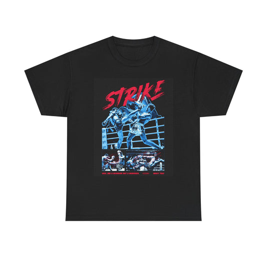 Muay Thai Strike Graphic T Shirt Thailand Retro 90s Unisex Heavy Cotton Tee