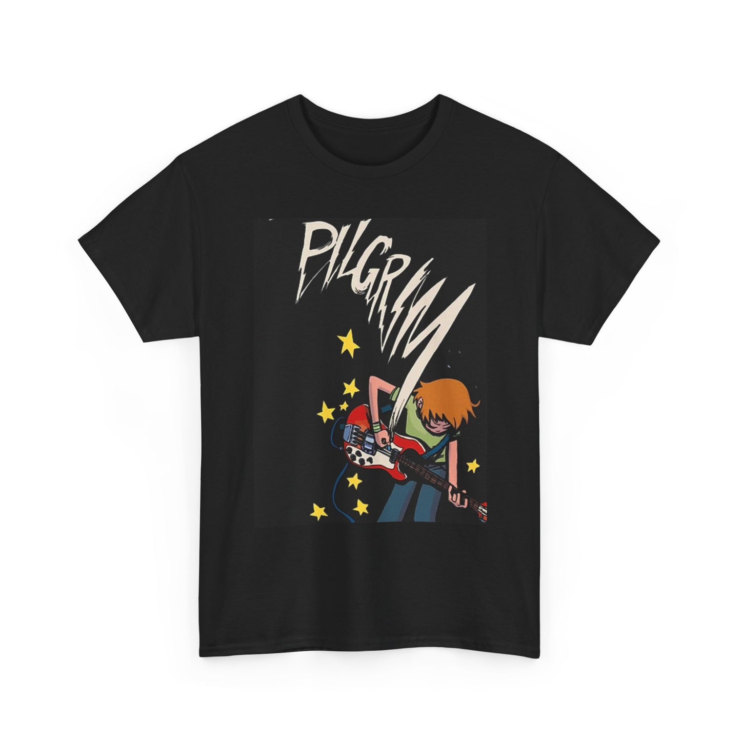 Pilgrim Graphic T Shirt Retro Cartoon Anime Character Unisex Heavy Cotton Tee