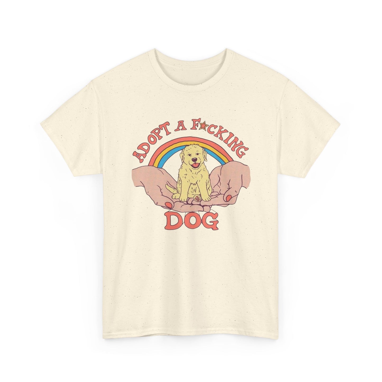 Adopt A Dog Graphic T Shirt NEW Adult Tee