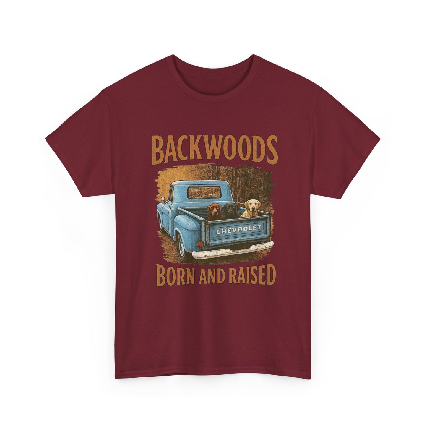 Backwoods Born And Raised Graphic T Shirt NEW ADULT Tee