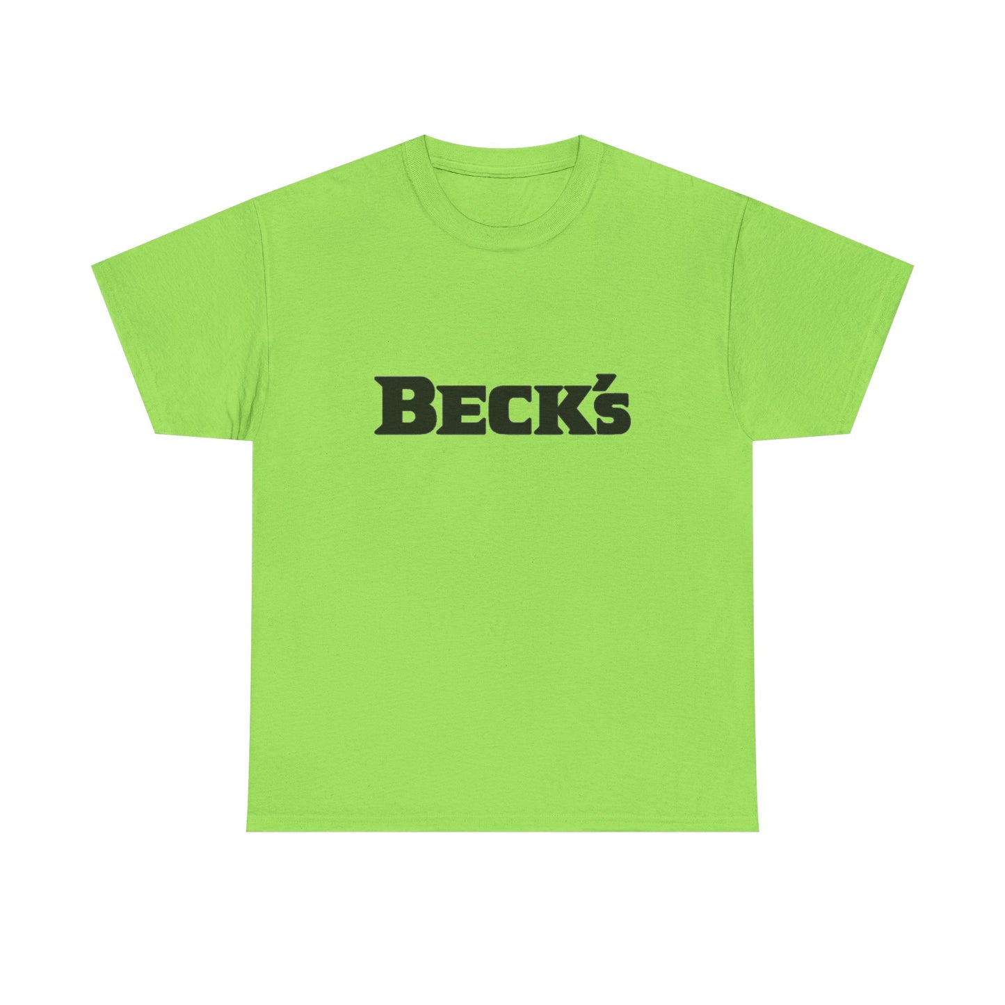 Becks Beer Vintage Tee Graphic T Shirt NEW Unisex Heavy Cotton Tee
