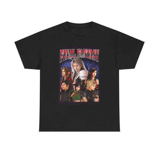 Final Fantasy Graphic T Shirt VIntage Video Games Unisex Heavy Cotton Tee