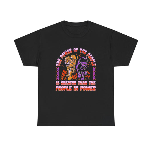 The Power Of The People Graphic T Shirt Unisex Heavy Cotton Tee