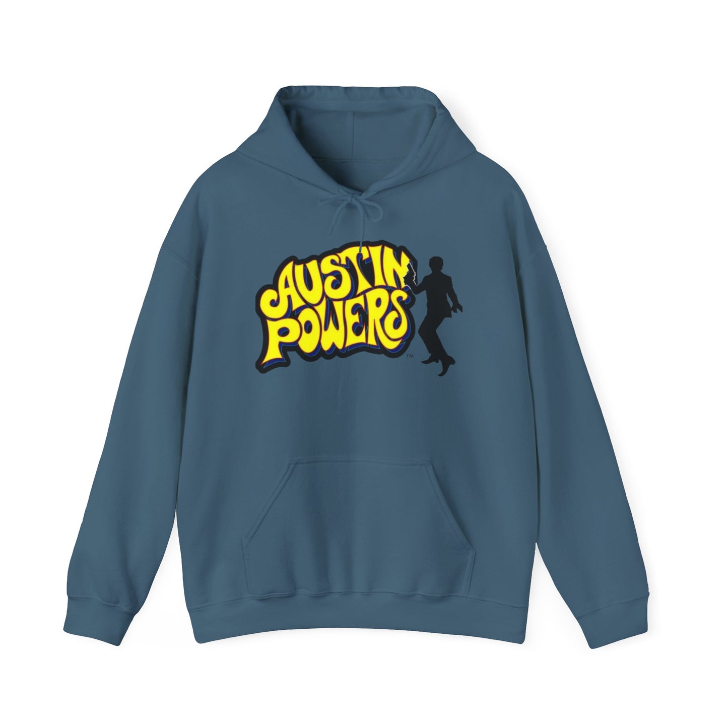Austin Powers Retro Graphic Hoodie Unisex Heavy Blend™ Hooded Sweatshirt