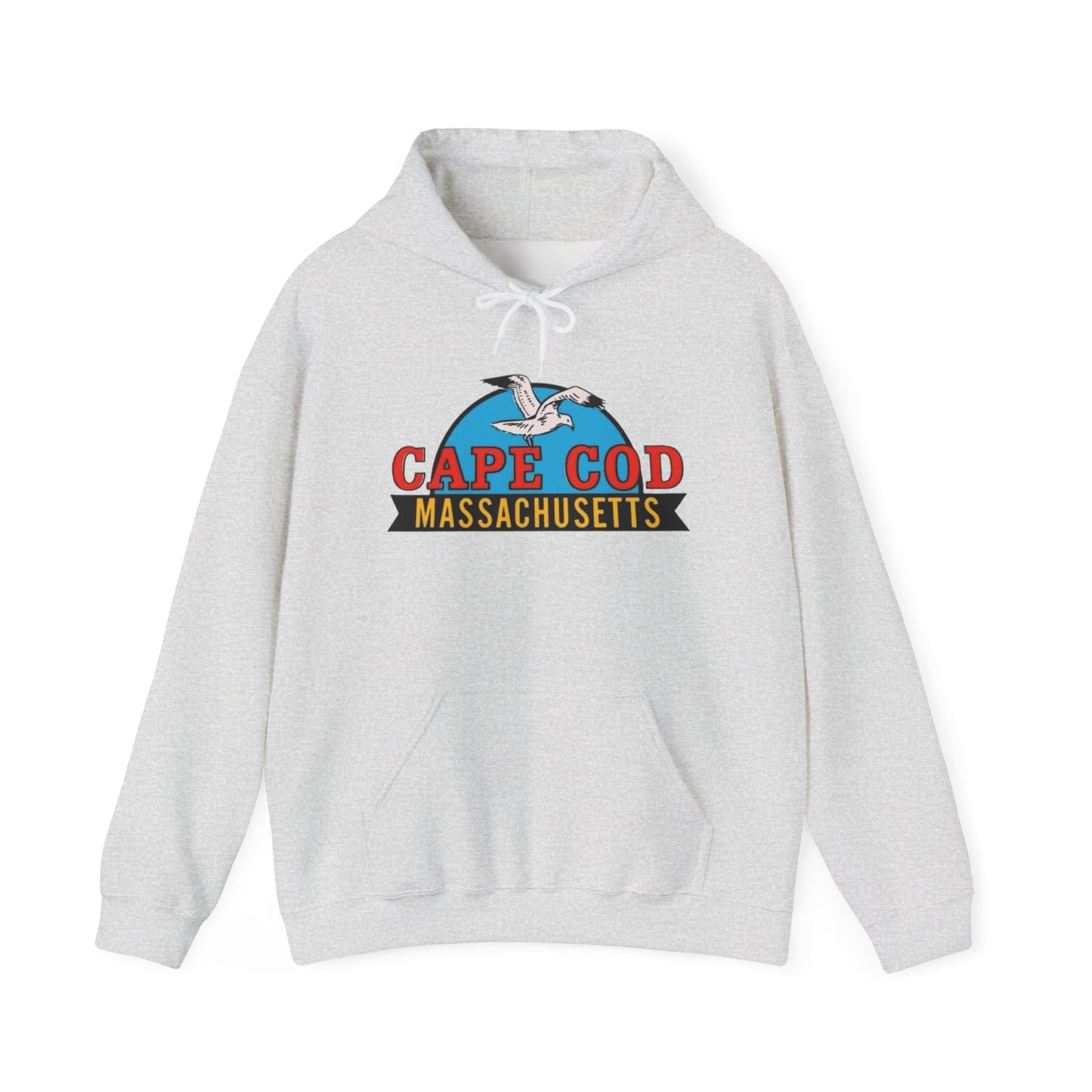 Cape Cod Seagull Graphic Hoodie Unisex Heavy Blend™ Hooded Sweatshirt