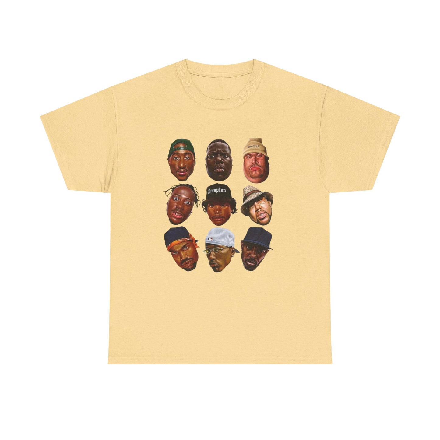 Hip Hop Legends Rap Vintage Graphic T Shirt NEW Unisex Heavy Cotton Tee