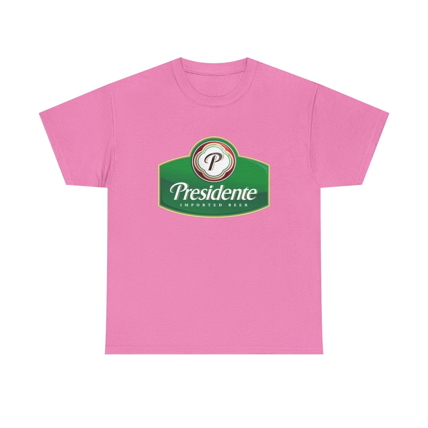 Presidente Beer Logo Shirt Retro Poster Unisex Heavy Cotton Tee