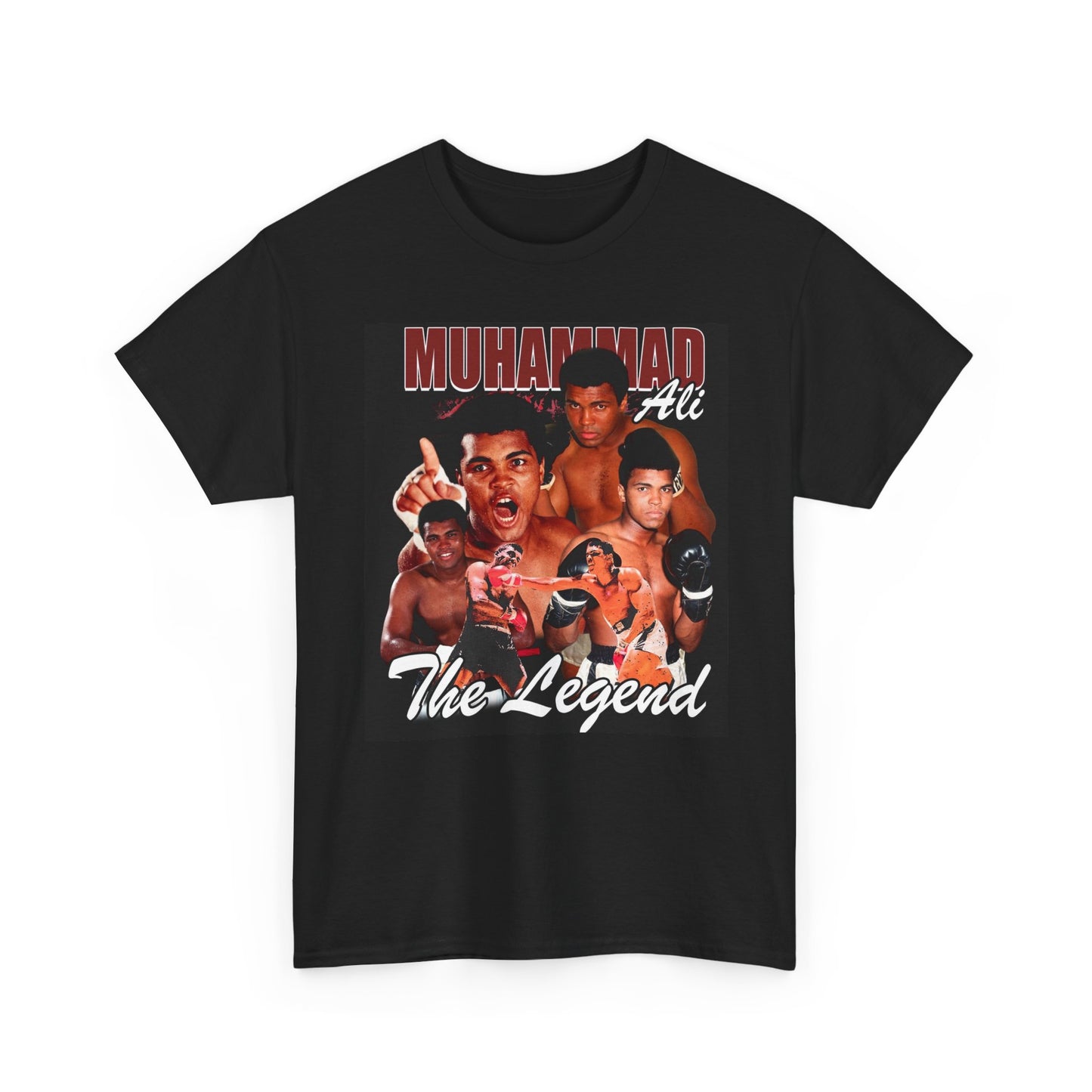 Muhammad Ali Graphic T Shirt Vintage Boxing Retro Unisex Heavy Cotton Tee