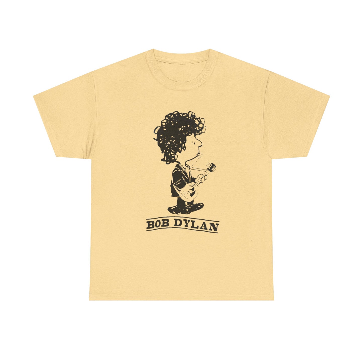 Bob Dylan Graphic T Shirt Vintage Rock Blue Grass Retro Unisex Heavy Cotton Tee