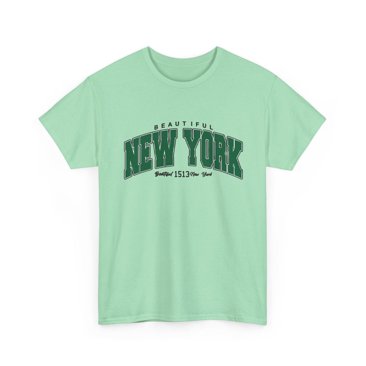 Beautiful New York Graphic T Shirt Men's Heavy Cotton Tee