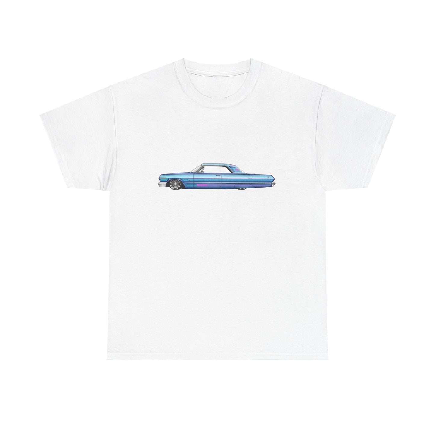 64 Impala Lowrider Cali Graphic T Shirt Unisex Heavy Cotton Tee NEW