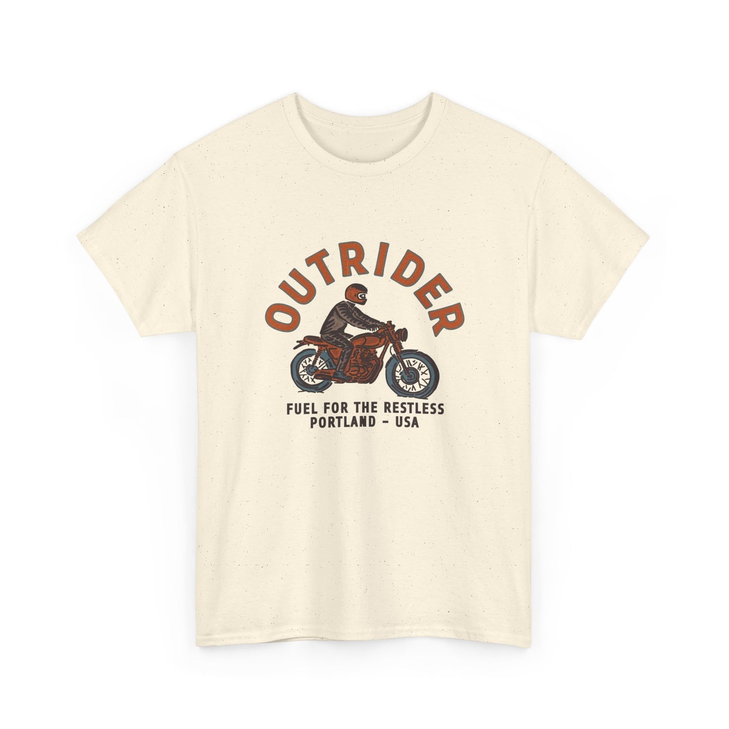 Outrider Motorcycles Graphic T Shirt Unisex Heavy Cotton Tee