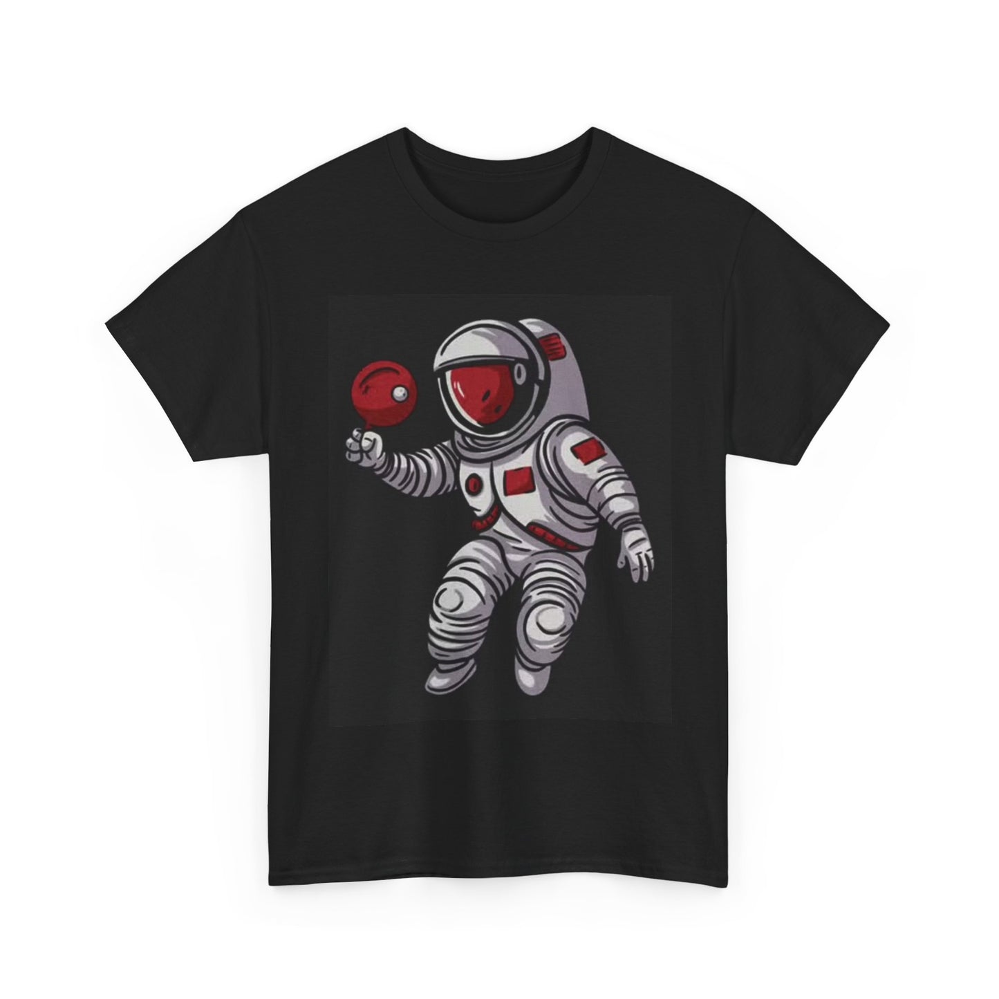 Astronaut Shirt Funny Space Balloon Banksy Art Unisex Heavy Cotton Tee