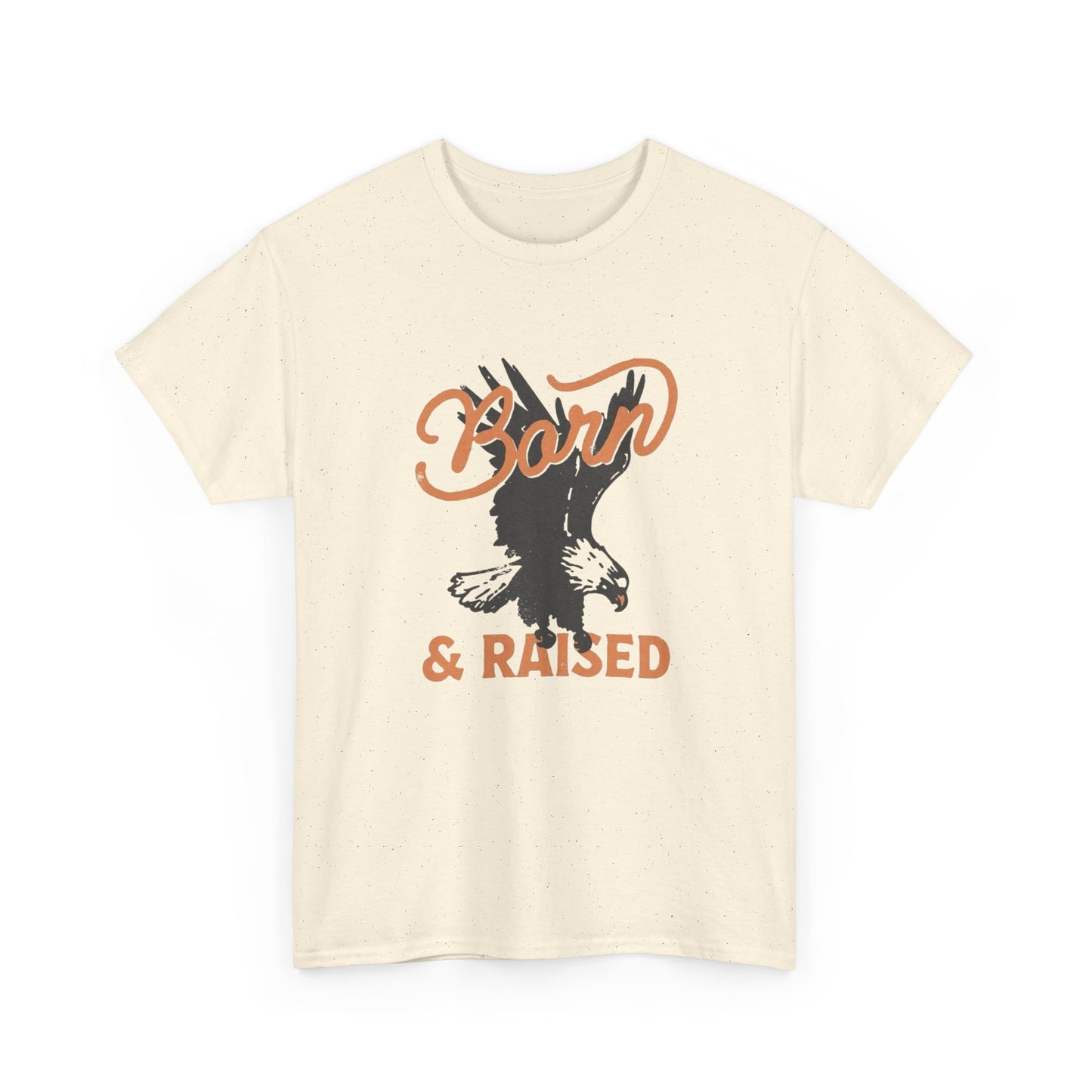 Born And Raised Free Bird Graphic T Shirt Unisex Heavy Cotton Tee Gift