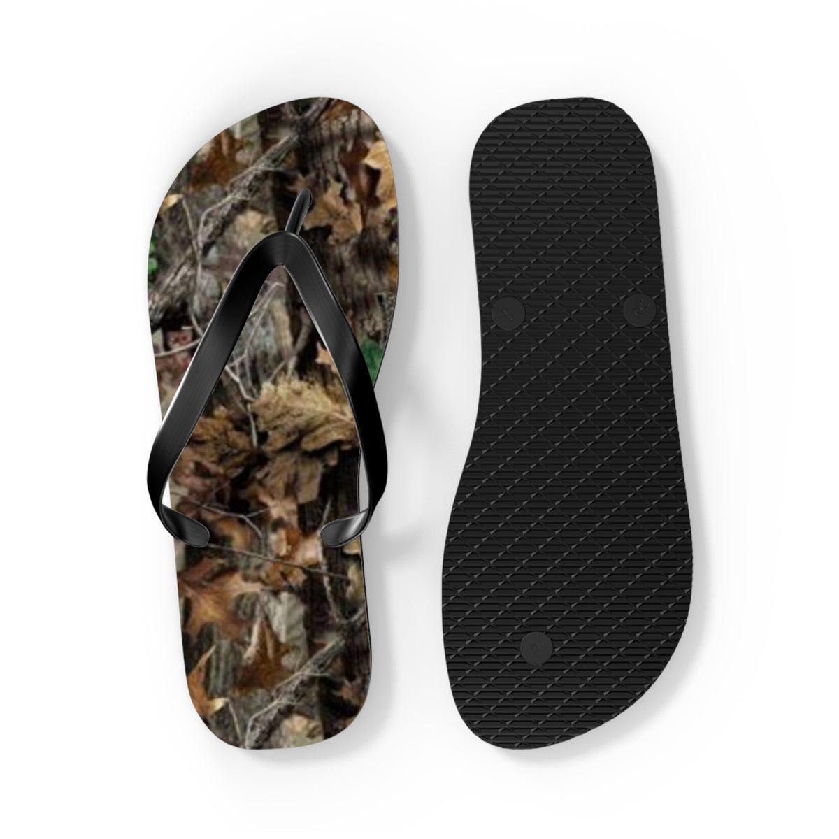 Waves And Sun Camo Tree Sandals Summer Flip Flops Slides BRAND NEW