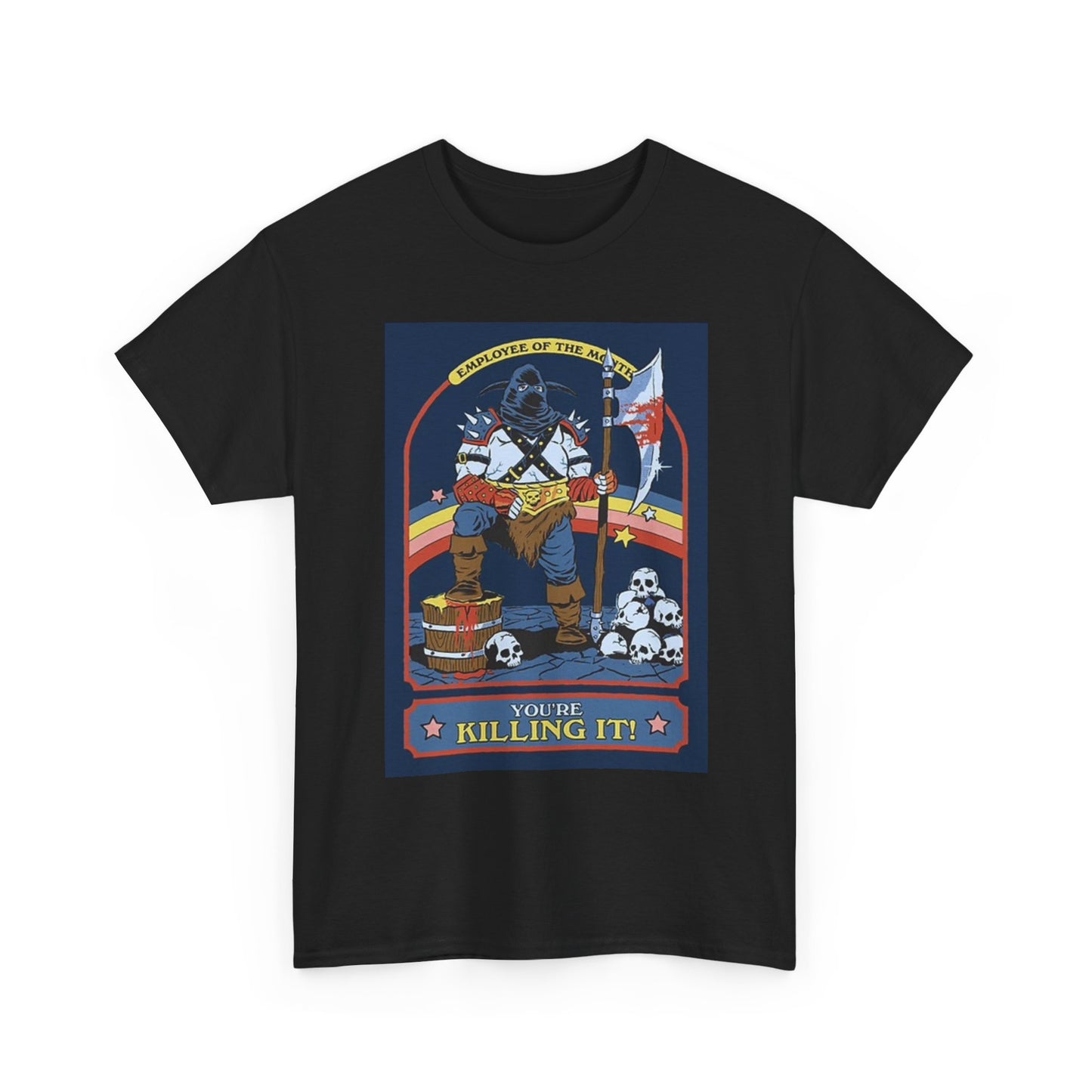 Employee Of The Month T Shirt Funny Unisex Heavy Cotton Tee
