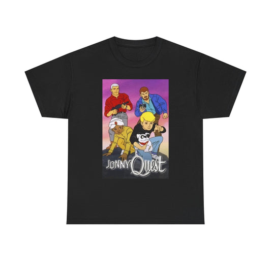 Jonny Quest Vintage Cartoon 60s Graphic T Shirt NEW S-5XL Unisex Heavy Cotton