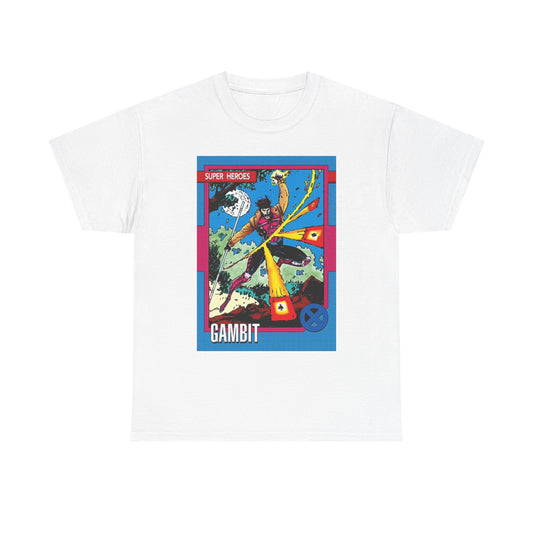 Gambit Superheros Graphic T Shirt Retro Gaming Vintage Unisex Heavy Cotton Tee