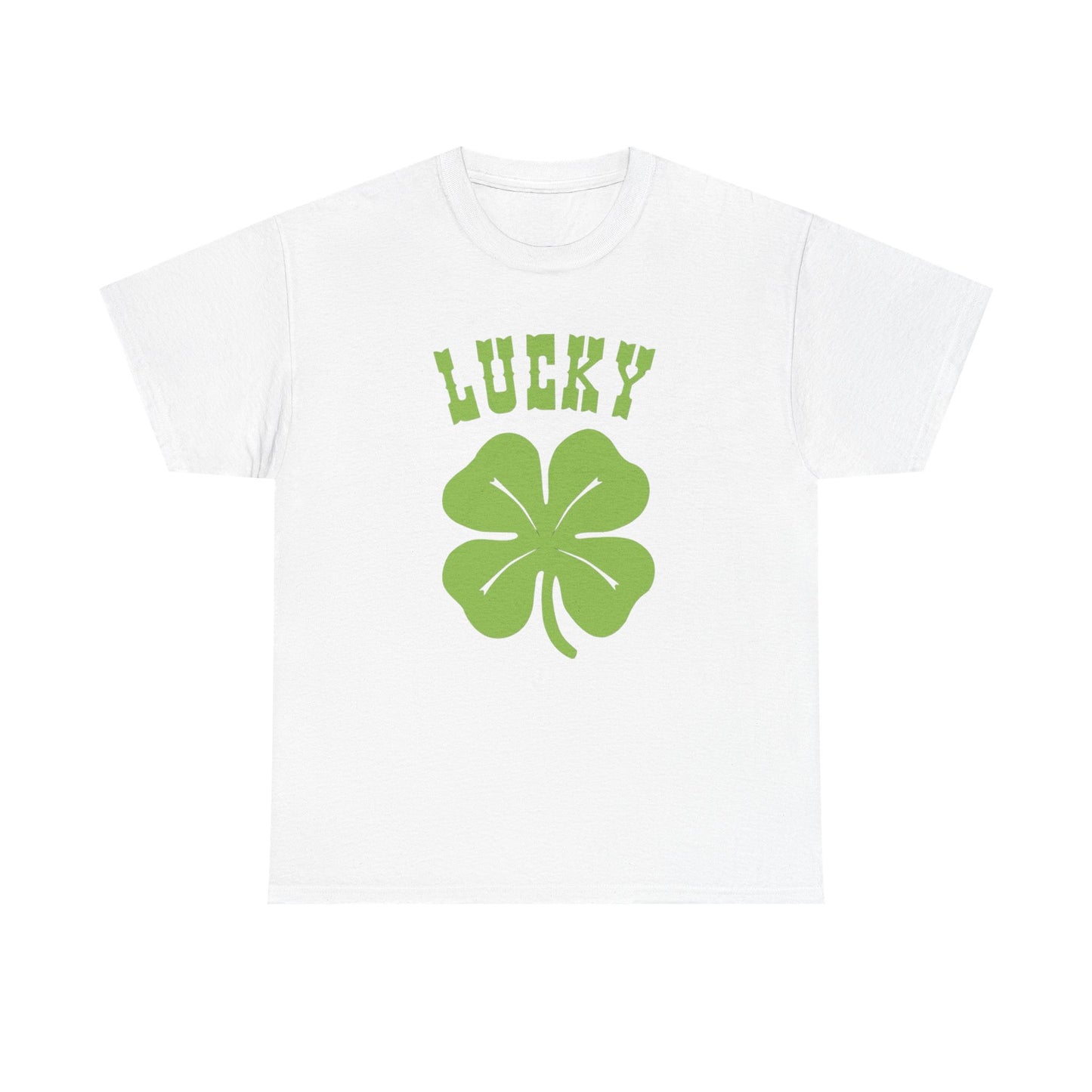 Lucky Graphic T Shirt NEW ADULT Unisex Heavy Cotton Tee