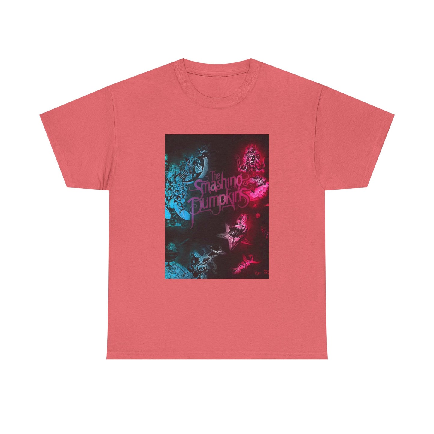 The Smashing Pumpkins Tshirt Vintage Merch Neon Unisex Heavy Cotton Tee