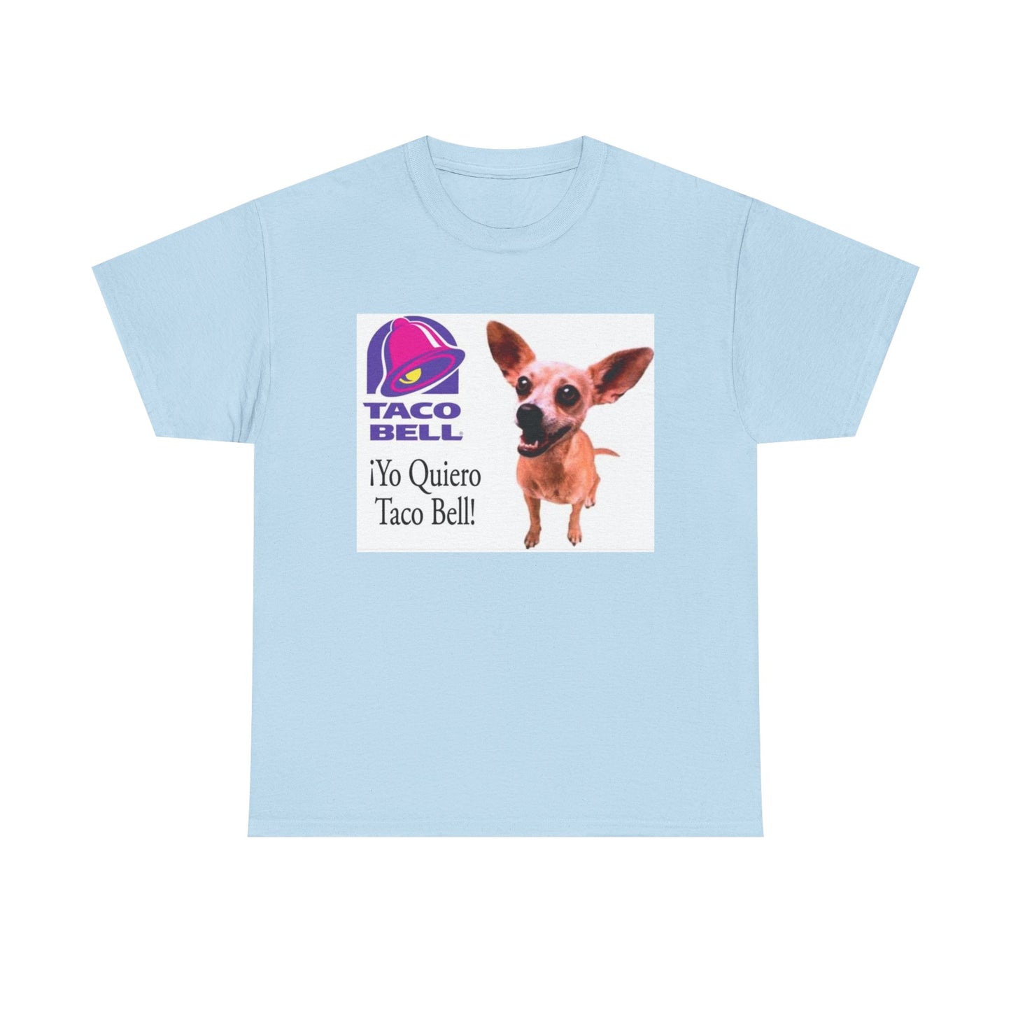 Taco Bell Shirt Funny Retro Logo Mexican Dog 90s Nostalgia Unisex Heavy Cotton
