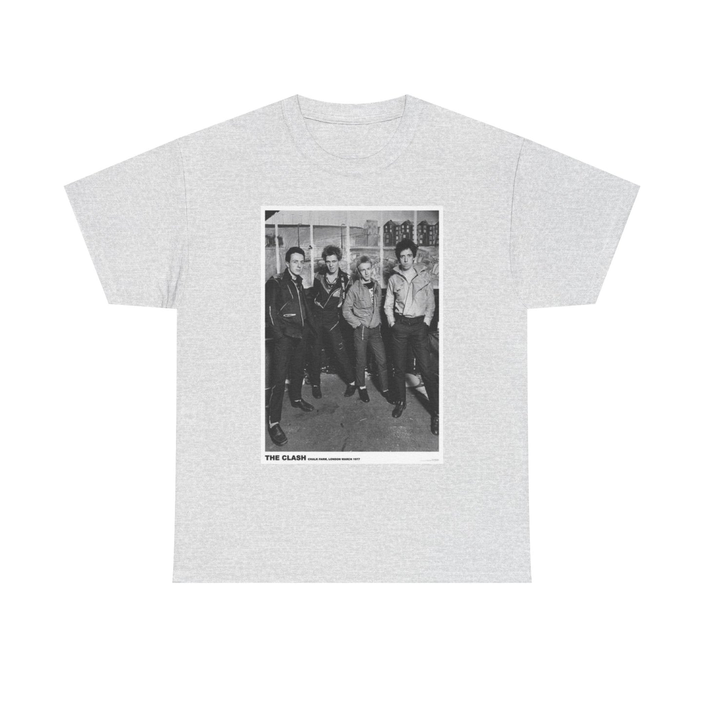 The Clash Graphic T Shirt Vintage Photo Unisex Heavy Cotton Tee