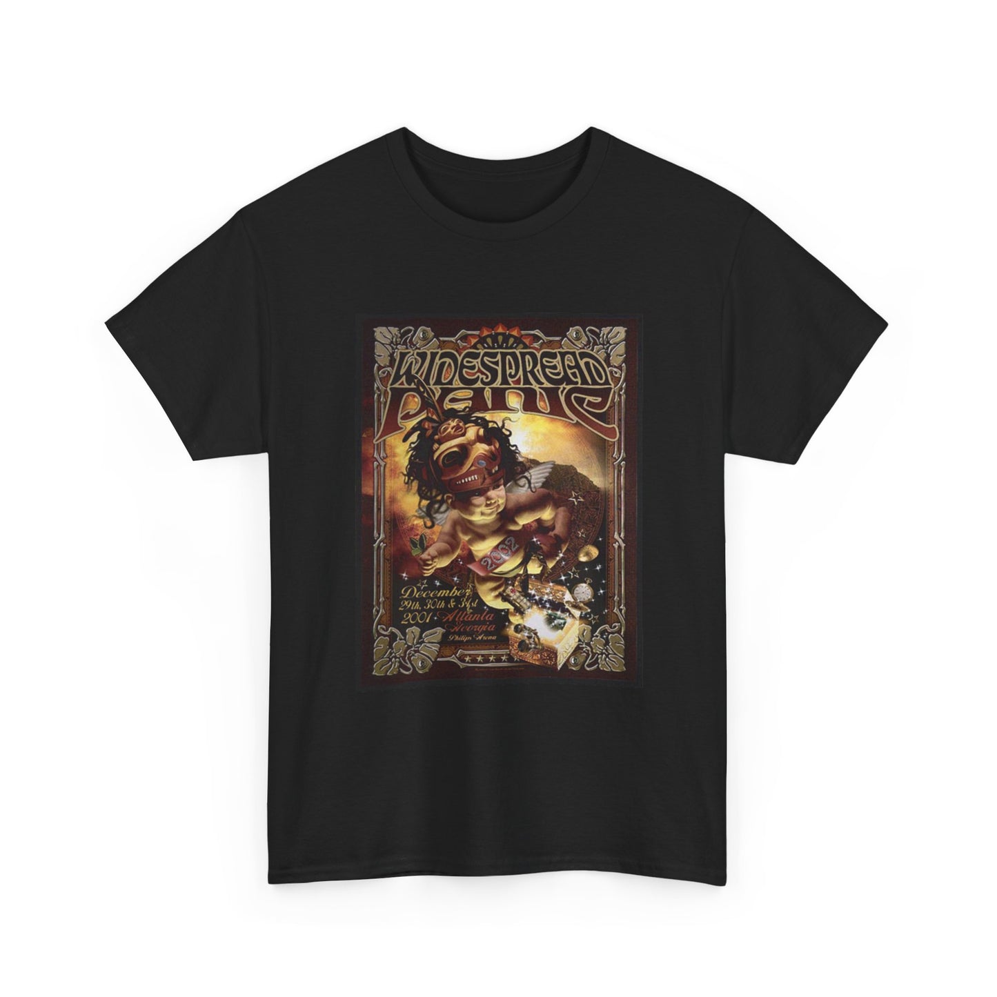 Widespread panic Tshirt Vintage Tour Poster Retro Unisex Heavy Cotton Tee 3