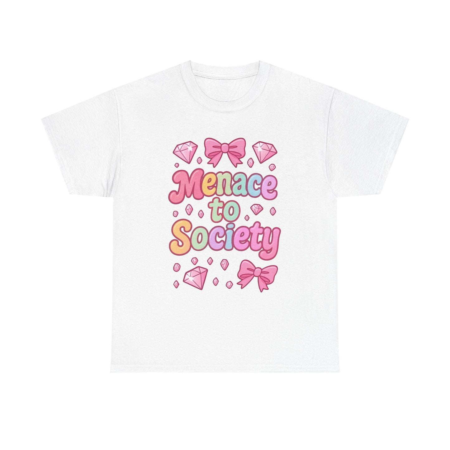 Menace To Society Funny Cute Women's Graphic T Shirt NEW ADULT