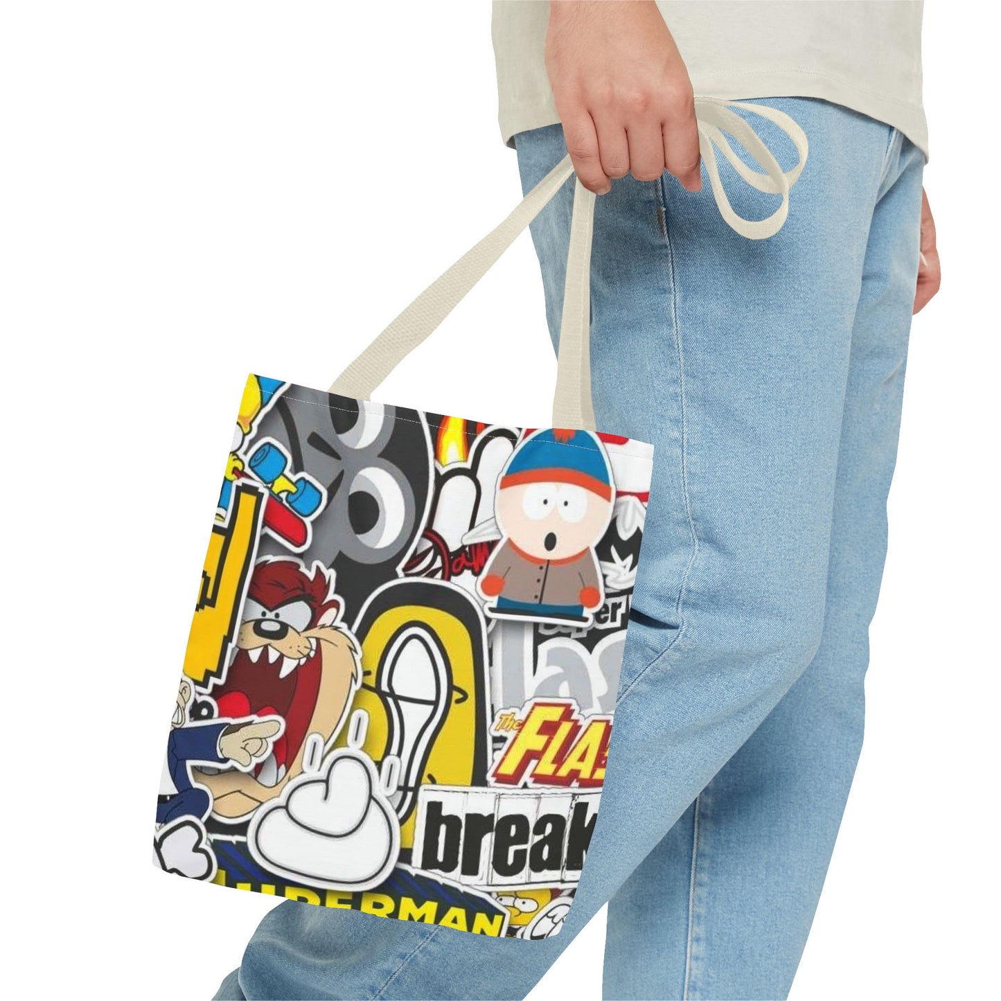 Nostalgic Cartoon All Over Print BRAND NEW Purse, Pocketbook,Travel Tote Bag