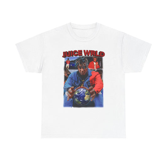 Juice World Graphic T Shirt Vintage Rap Hip Hop Retro Unisex Heavy Cotton Tee