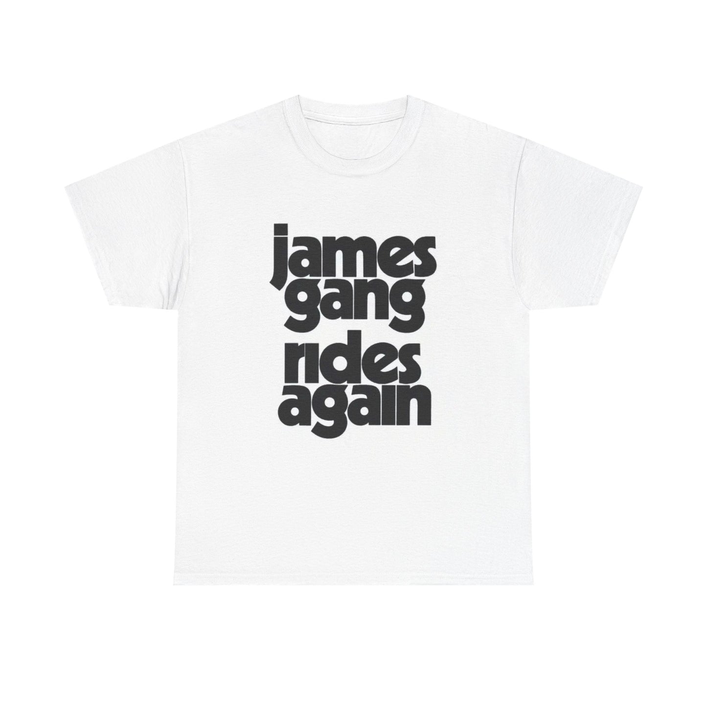 James Gang Rides Again Graphic T Shirt Vintage Rock Merch Unisex Heavy Cotton