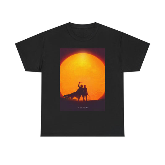 Dune Tshirt Retro Movie Poster Sci Fi Modern Unisex Heavy Cotton Tee