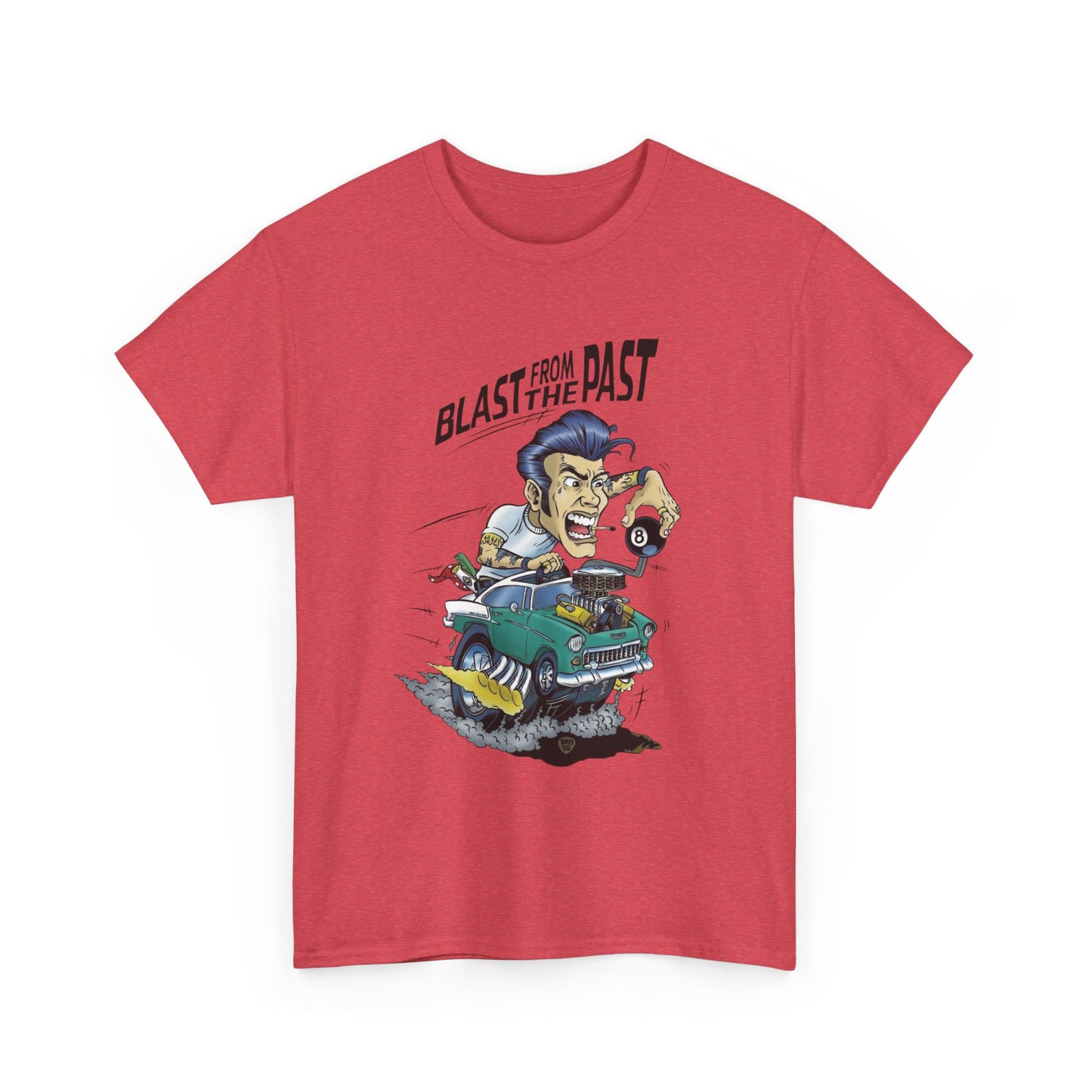 Blast From The Past Muscle Cars Graphic T Shirt Unisex Heavy Cotton Tee