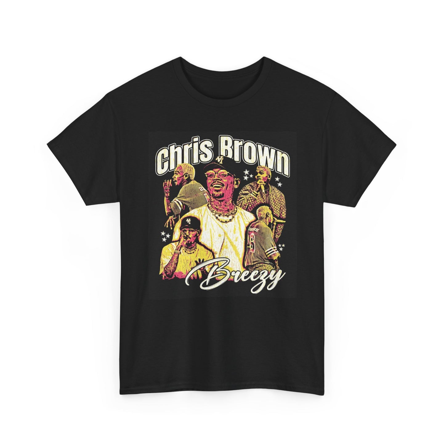 Chris Brown Graphic T Shirt Vintage R n B Cali Unisex Heavy Cotton Tee