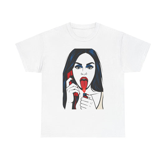 Megan Fox Graphic T Shirt Unisex Heavy Cotton Tee Gift