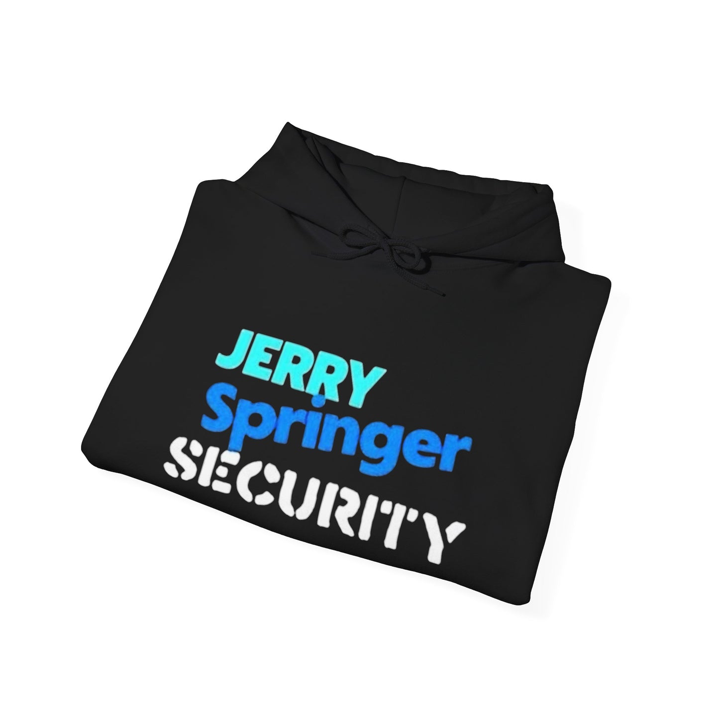 Jerry Springer Security Graphic Hoodie Unisex Heavy Blend™ Hooded Sweatshirt